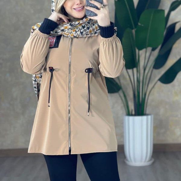 کاپشن زنانه استیکری