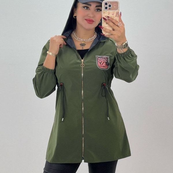 کاپشن زنانه استیکری