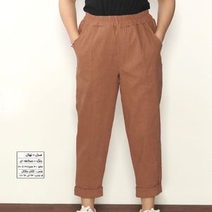 خرید آنلاین شلوار زنانه کتان سایز بزرگ نهال