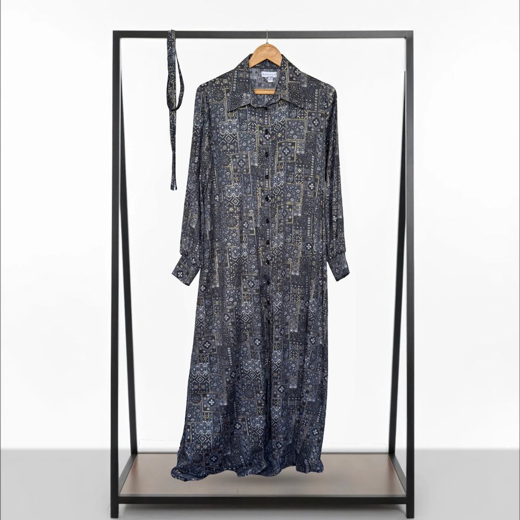 فروش اینترنتی مانتو نخی بلند باتیک هندی