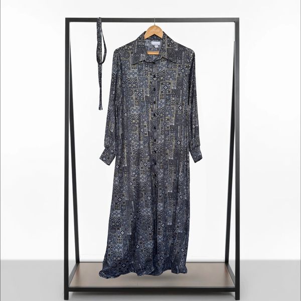 مانتو نخی بلند باتیک هندی،