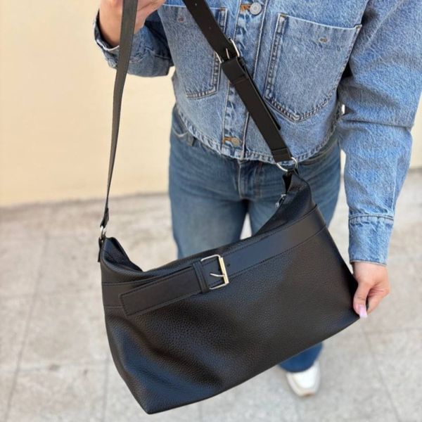 کیف دوشی چرمی دخترانه و زنانه مدل سیشل