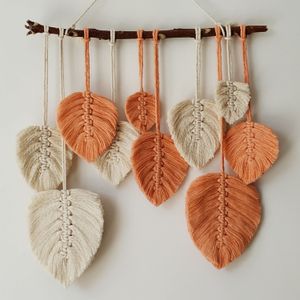 دیوارکوب دکوراتیو مکرومه بافی طرح سایه