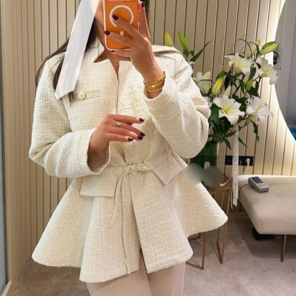 خرید آنلاین پالتو زنانه شانل مدل نیلا