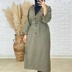 خرید آنلاین مانتو دانشجویی کمربنددار