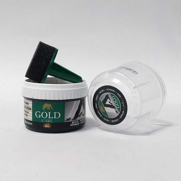 واکس کفش سفید و مشکی گلد اصل ترکیه Gold Care