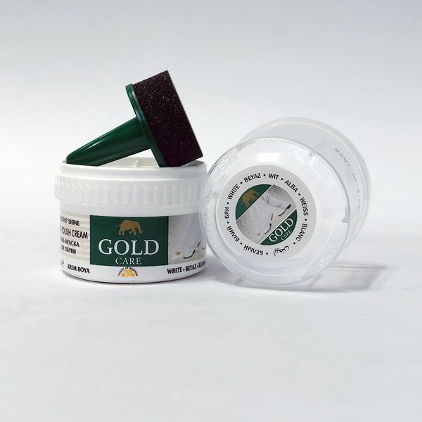واکس کفش سفید گلد اصل ترکیه Gold Care