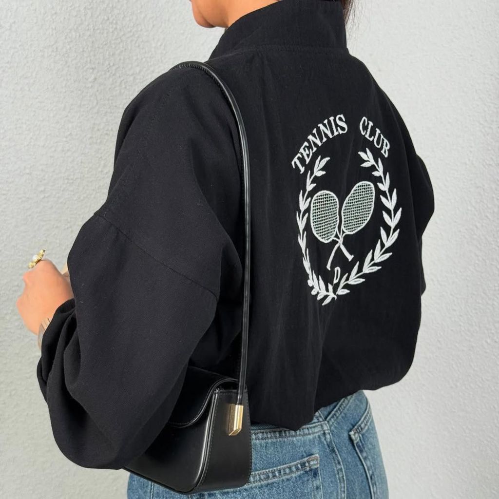 خرید انلاین بامبر زنانه و دخترانه طرح تنیسی