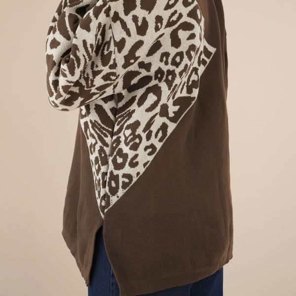 بلوز بافت پلنگی آنام پاد