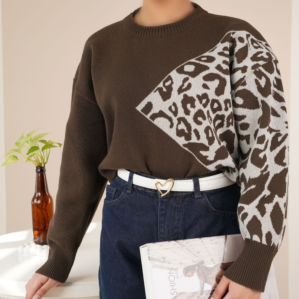 مشخصات بلوز بافت پلنگی آنام پاد