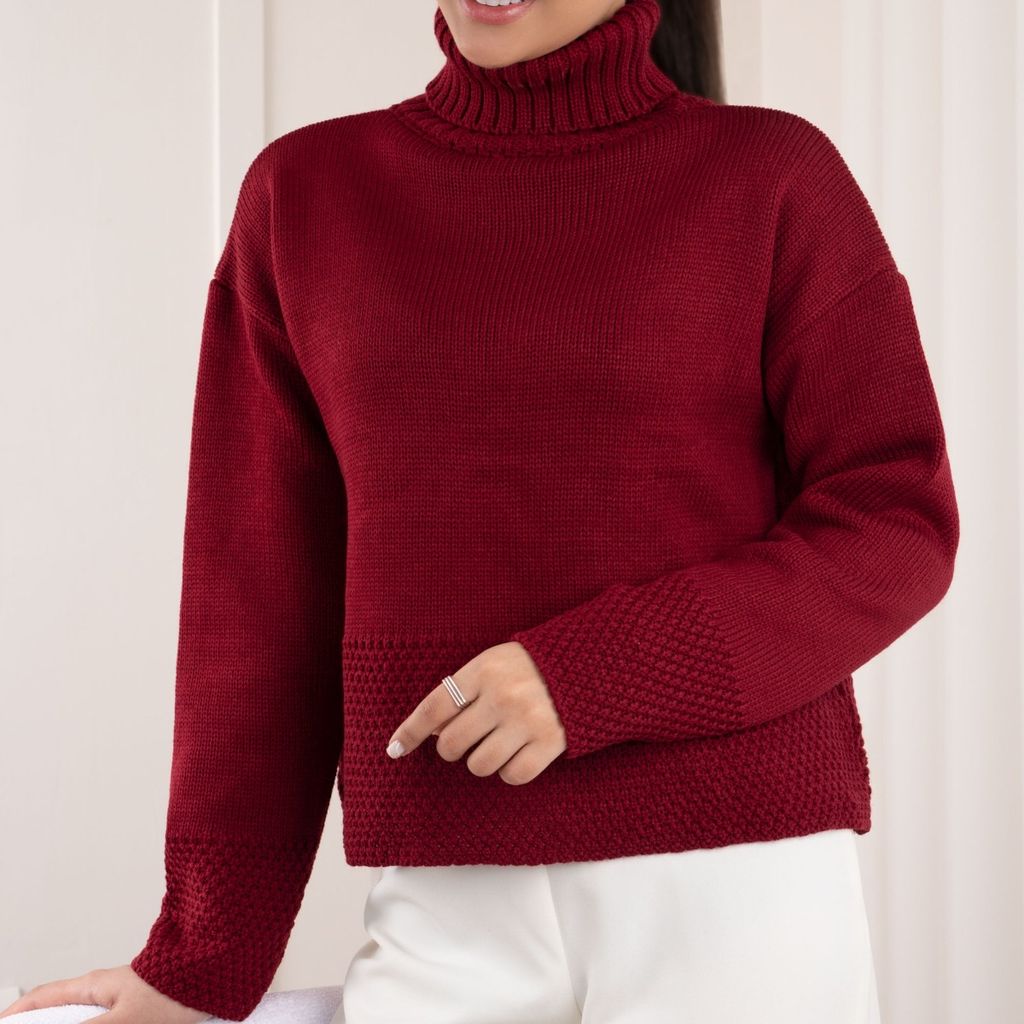 قیمت ارزان بافت یقه اسکی بارانا پاد