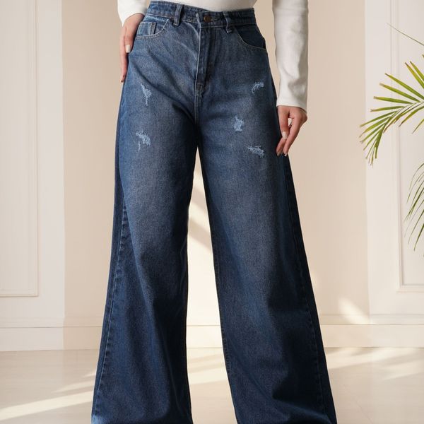 شلوار جین بگ الینا پاد