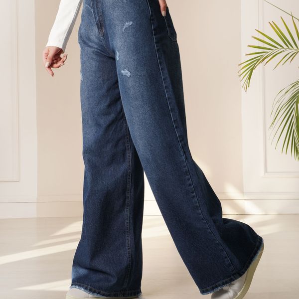 شلوار جین بگ الینا پاد