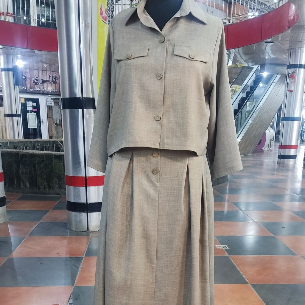 مشخصات کت دامن زنانه شانتون