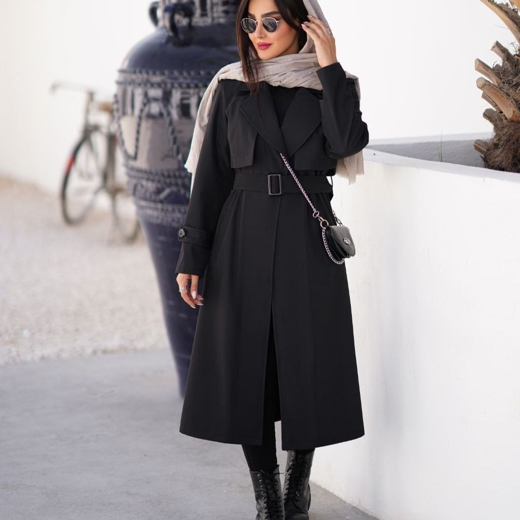 مشخصات بارانی کتان بارانا