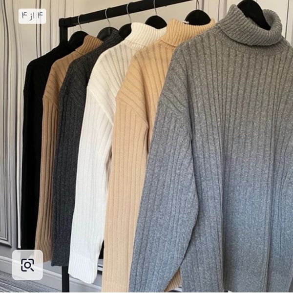 بافت یقه اسکی راه راه مردانه فری تا 3 ایکس