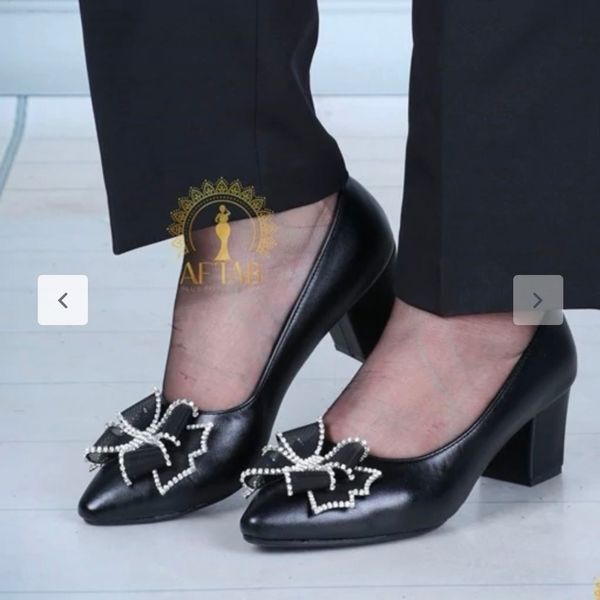 کفش مجلسی زنانه دخترانه37 تا 41 پاپیونی پاخور عالی