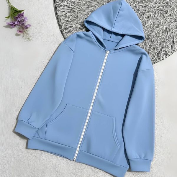 سویشرت زنانه طرح کلاه دار