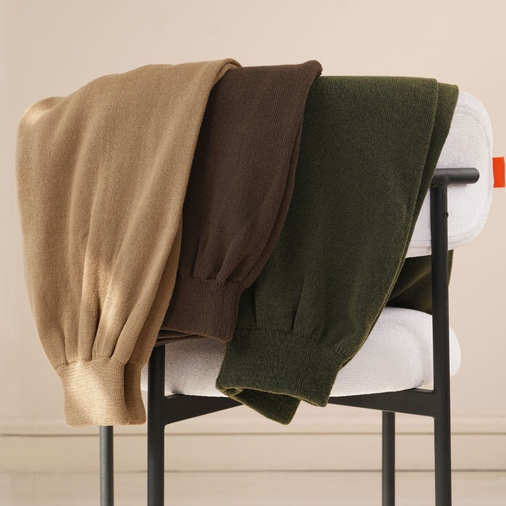 خرید آنلاین شلوار بافت ساده بهار پاد