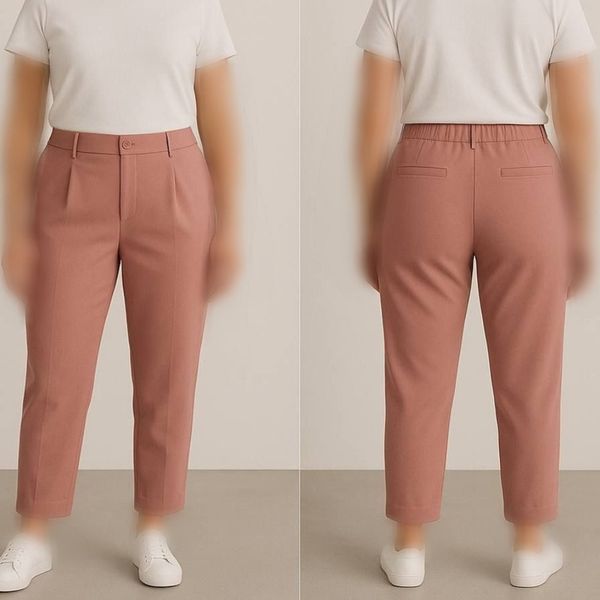 شلوار زنانه مازراتی گرم بالا سایز لارج و مدیوم