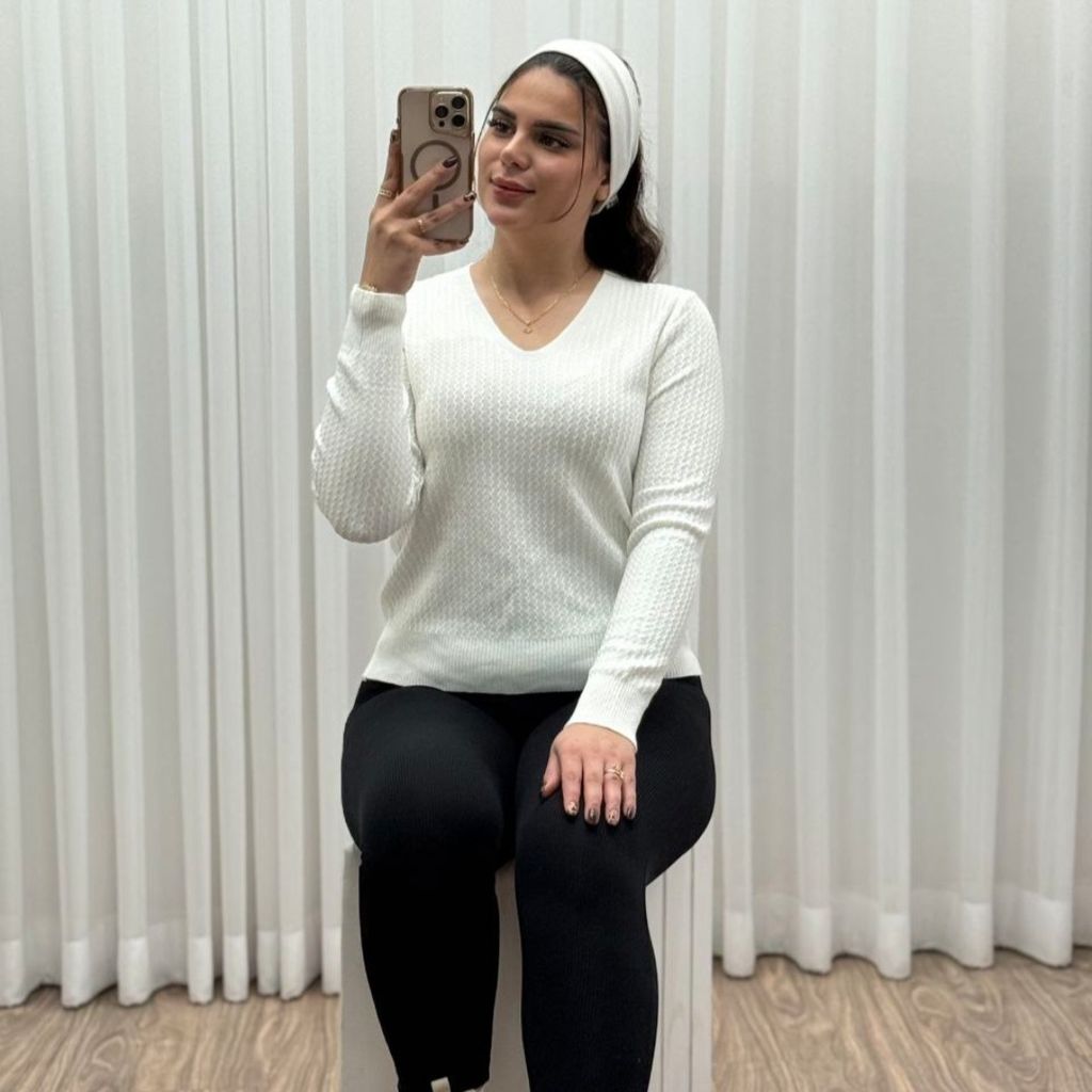 خرید آنلاین بلوز بافت زنانه وارداتی گرم بالا کیفیت تن خور عالی