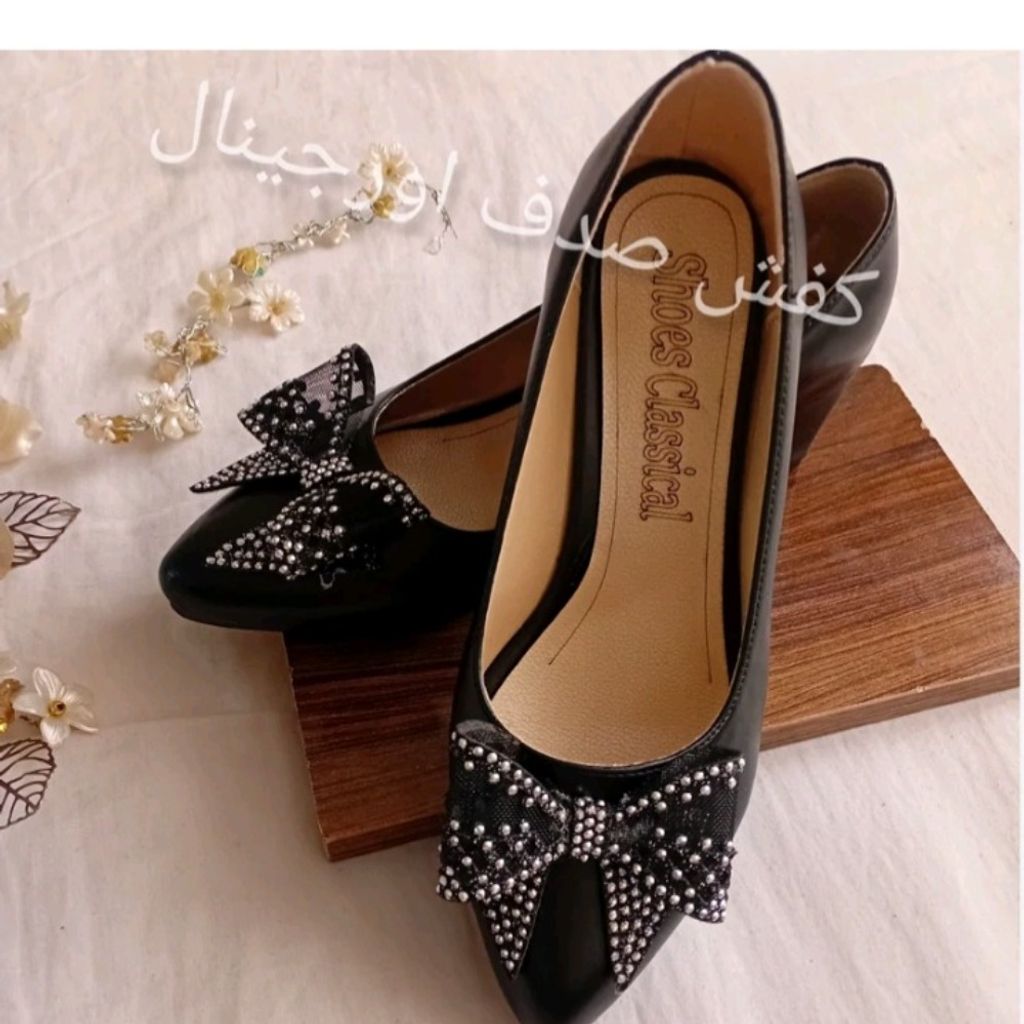خرید انلاین کفش زنانه مجلسی مدل پاپیون