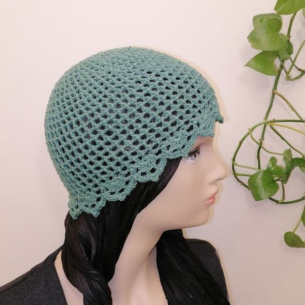 کلاه لیونی دستبافت، توربان ترند سبز ایرانی 08232