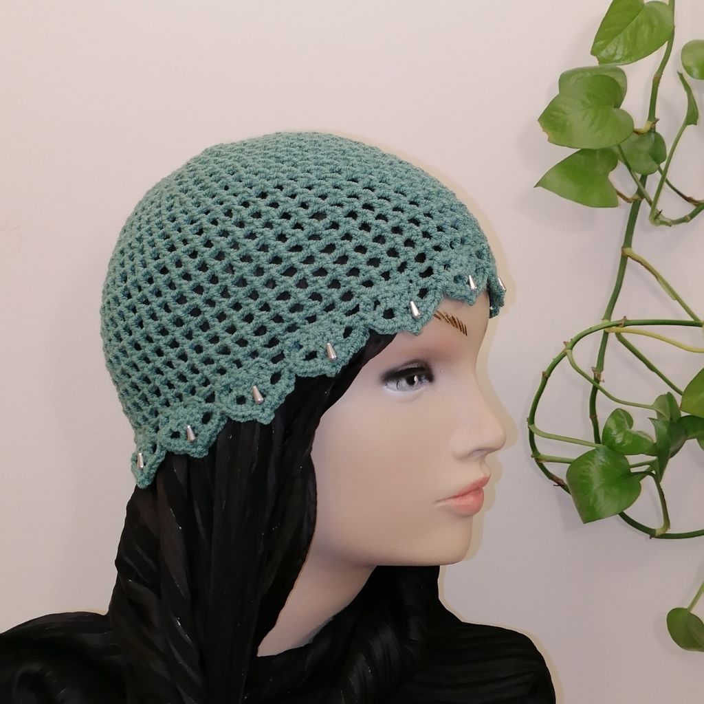 قیمت کلاه لیونی دستبافت، توربان ترند اینستاگرامی سبز ایرانی 08232