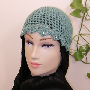 کلاه لیونی دستبافت، توربان ترند سبز ایرانی 08232