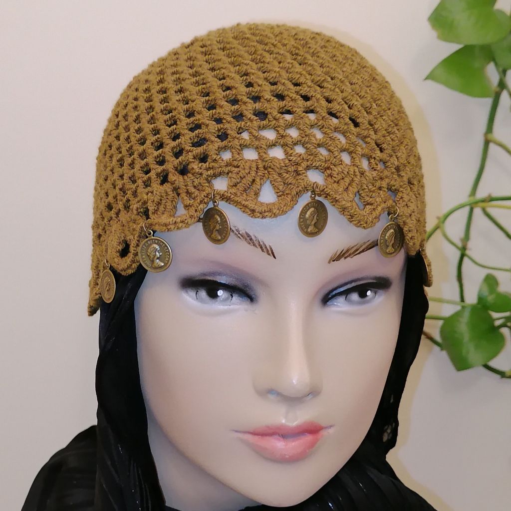 مشخصات کلاه دستبافت لیونی، توربان ترند رنگ سبز لجنی 08233