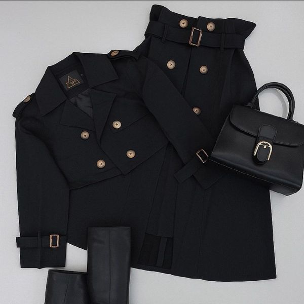 کت و دامن آلامد نورا