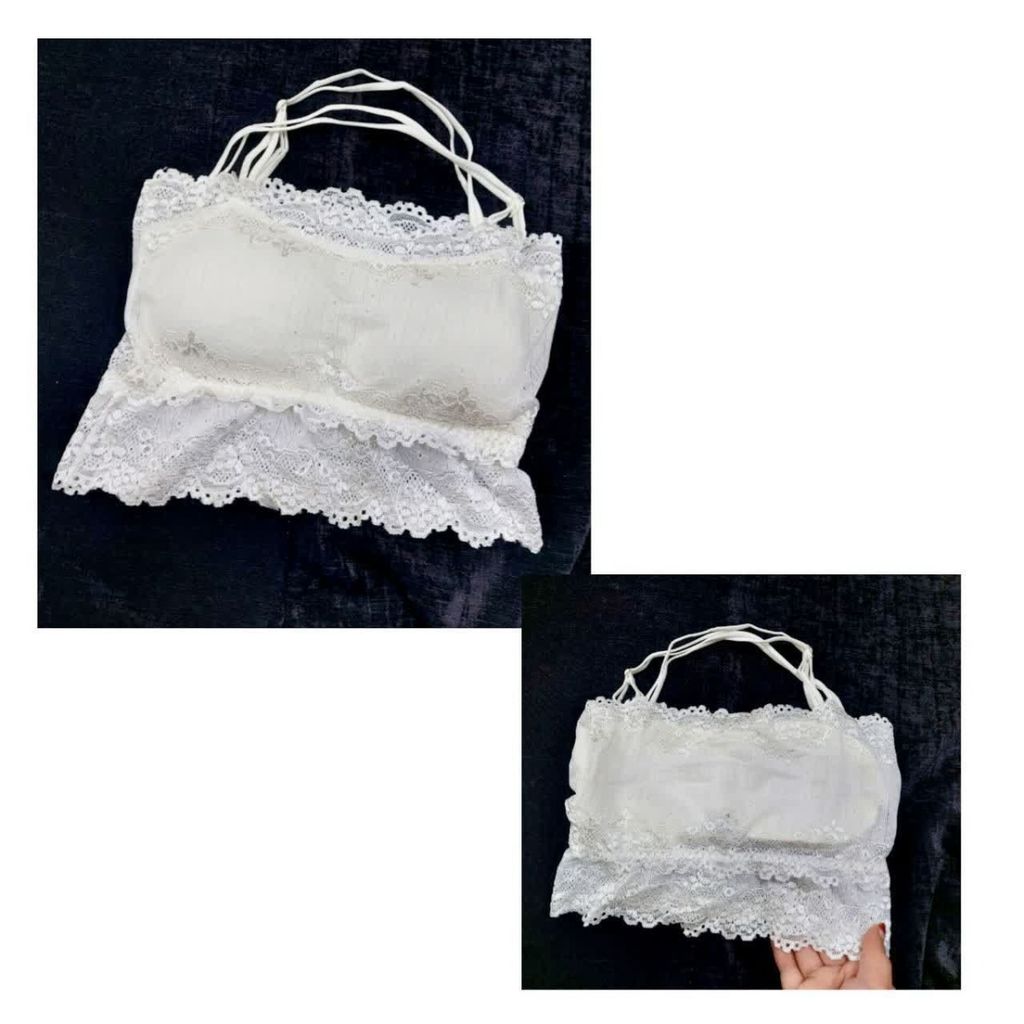 قیمت ارزان نیمتنه کراپ سفید دخترانه nmyt56