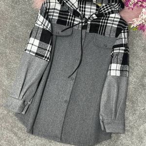 خرید اینترنتی پالتو ترکیبی 97035