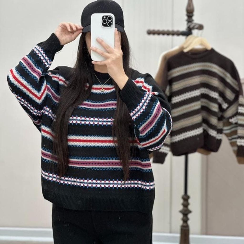 قیمت ارزان بلوز بافت لش طرح شینا