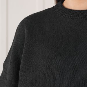 خرید اینترنتی ست بافت مشکی ژرفین پاد