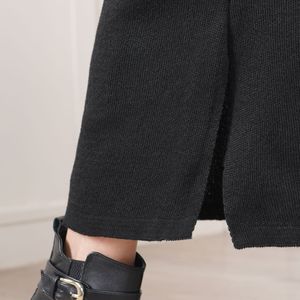 فروش اینترنتی ست بافت مشکی ژرفین پاد