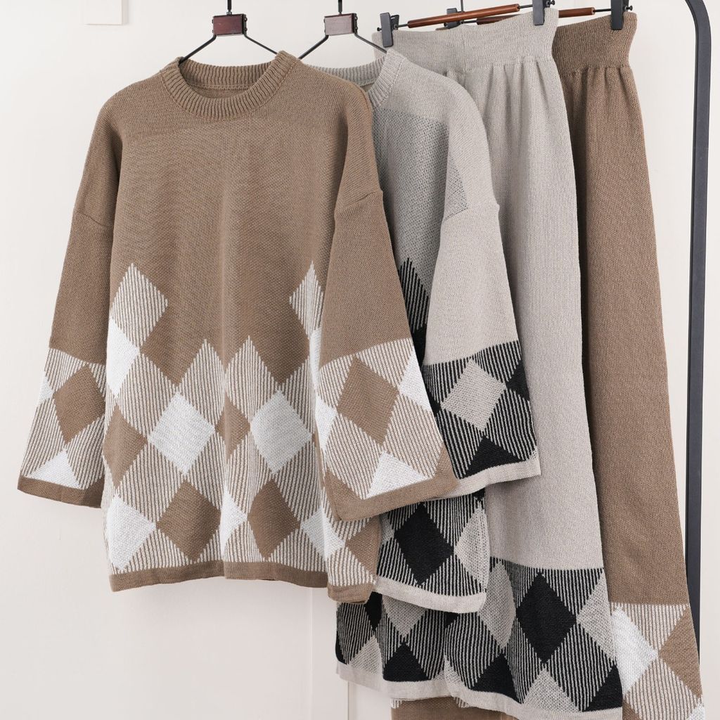 خرید اینترنتی ست بافت لوزی زیلان پاد