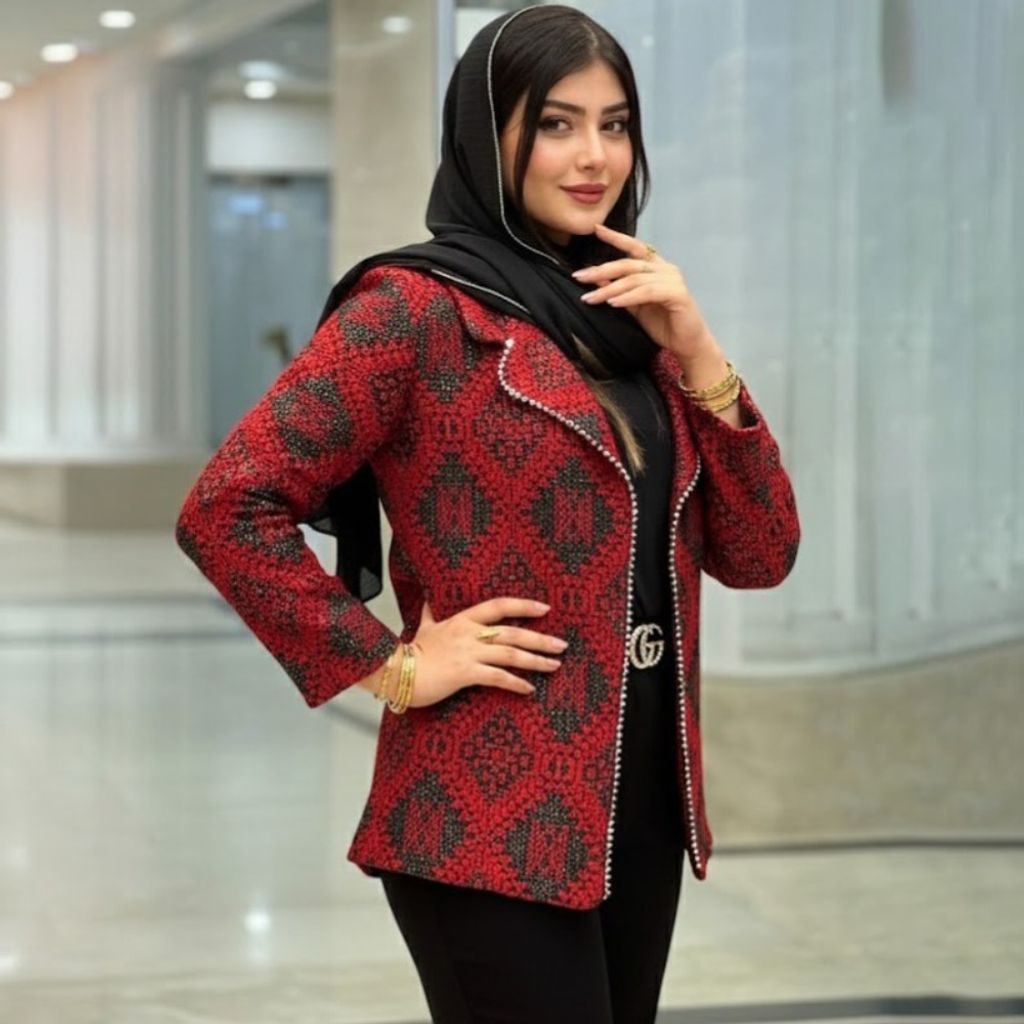 مشخصات کت تک زنانه یلدایی مدل شقایق