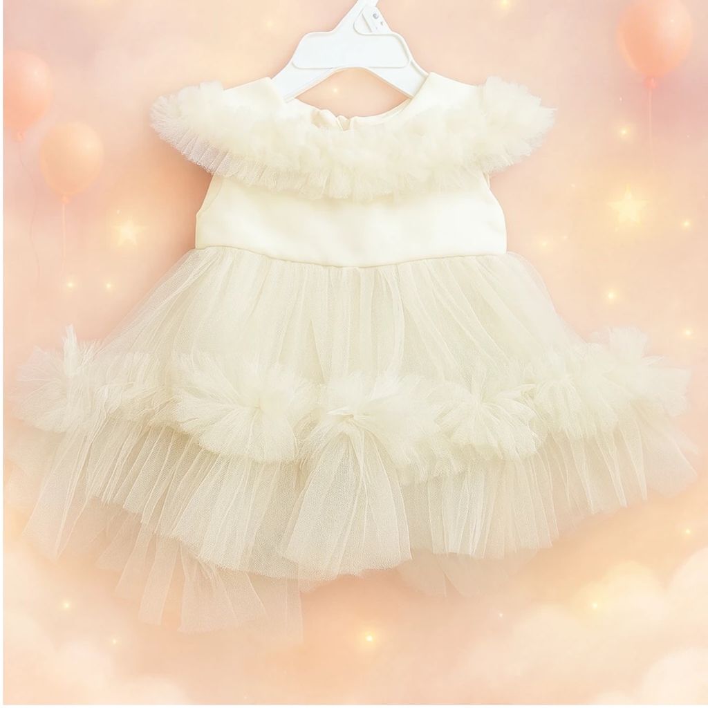 خرید آنلاین پیراهن مجلسی نوزادی لباس عروس پرنسسی اسپانیایی