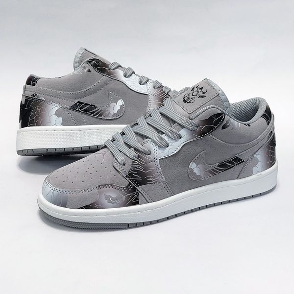 کتونی ترند نایک دراگون چاپی طرح جدید طوسی Nike Dragon