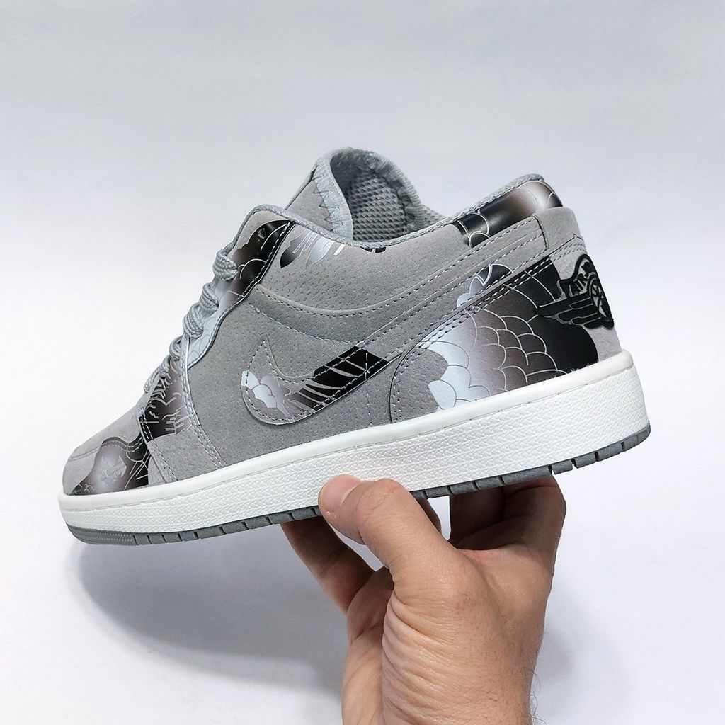 مشخصات کتونی ترند نایک دراگون چاپی طرح جدید طوسی Nike Dragon