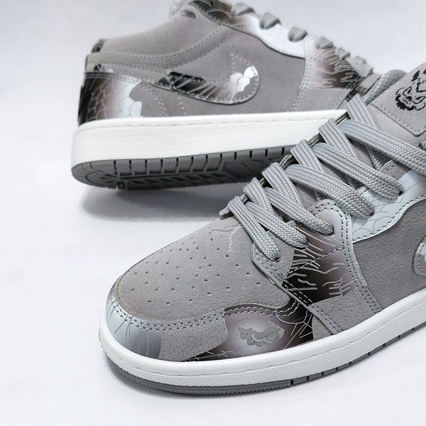 کتونی ترند نایک دراگون چاپی طرح جدید طوسی Nike Dragon