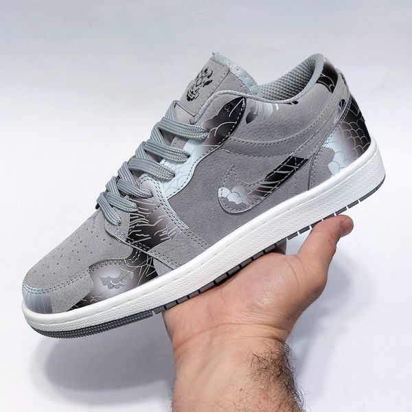 کتونی ترند نایک دراگون چاپی طرح جدید طوسی Nike Dragon