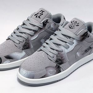 خرید آنلاین کتونی ترند نایک دراگون چاپی طرح جدید طوسی Nike Dragon