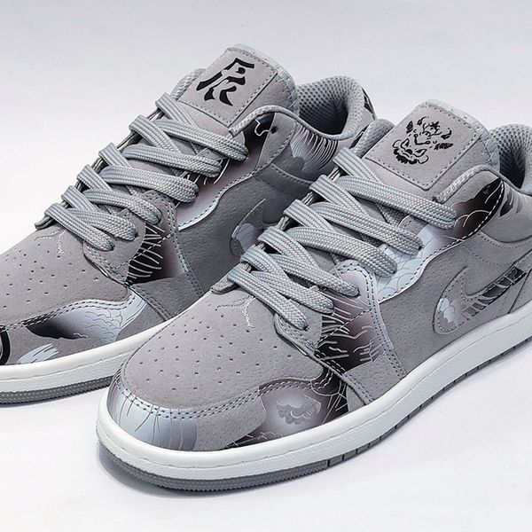 کتونی ترند نایک دراگون چاپی طرح جدید طوسی Nike Dragon