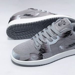 خرید انلاین کتونی ترند نایک دراگون چاپی طرح جدید طوسی Nike Dragon