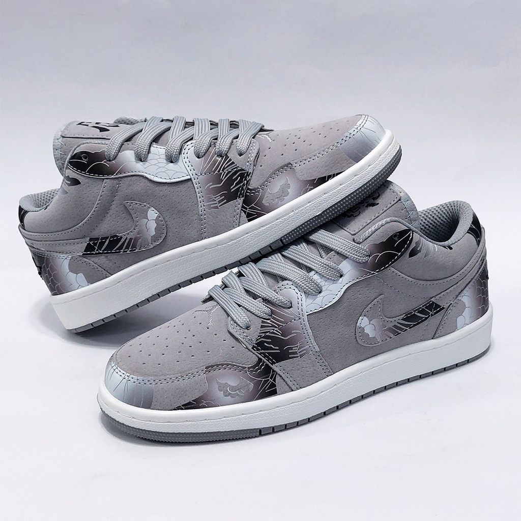 خرید انلاین کتونی ترند نایک دراگون چاپی طرح جدید طوسی Nike Dragon