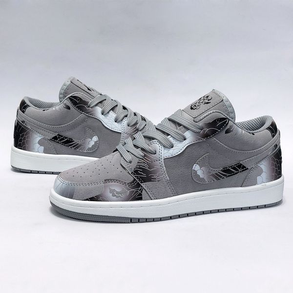 کتونی ترند نایک دراگون چاپی طرح جدید طوسی Nike Dragon