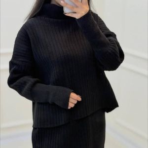 مشخصات ست بلوز دامن بافت