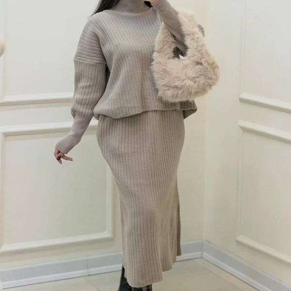 ست بلوز دامن بافت